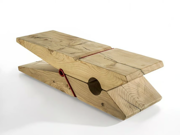 MOLLETTA KIDS - Cedarwood Kids bench by Riva 1920 - view 3